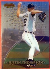 1997 Bowman's Best Justin Thompson #128 (Tigers) NM+