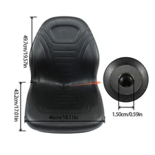 Black Seat 240 250 260 280 313 315 317 325 328 332 For John Deere Skid Steer