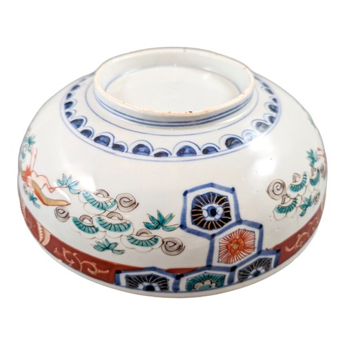 Antique Japanese Imari bowl with rare pattern - Picture 10 of 12