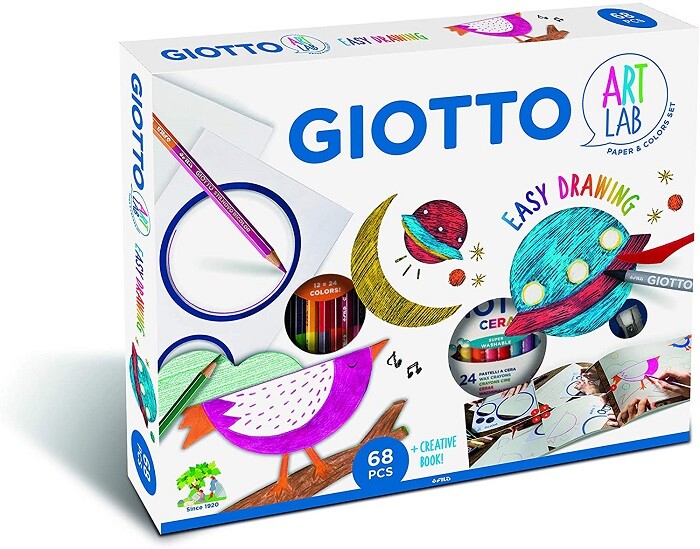 Giotto 581400 Art Lab Easy Drawing Kit Creativo per Disegno Colori Assortiti