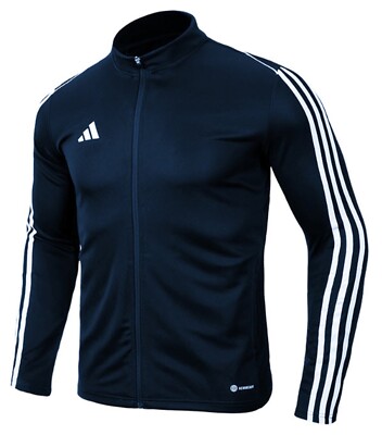 adidas originals stand collar t shirt navy