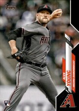 2020 Topps Series 1 ALEX YOUNG Black Parallel /69 Diamondbacks RC Rookie #242