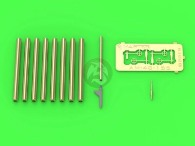 Master 1/48 Pitot Tube & MG w/Blast Tubes & Gunsight P-47 Thunderbolt AM-48-155