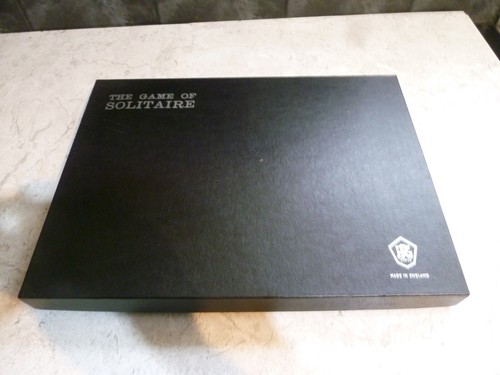 VINTAGE H.P. GIBSON & SON SOLITARE GAME BOXED WITH SPIDER MARBLES EX CON - 第 10/11 張圖片