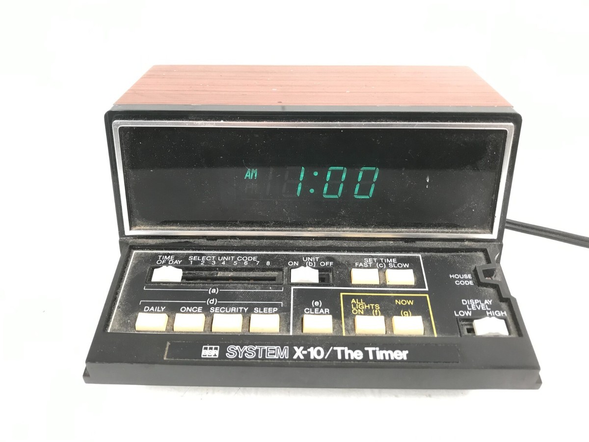 BSR SYSTEM X-10 / The Timer - Alarm Clock / Appliance Control