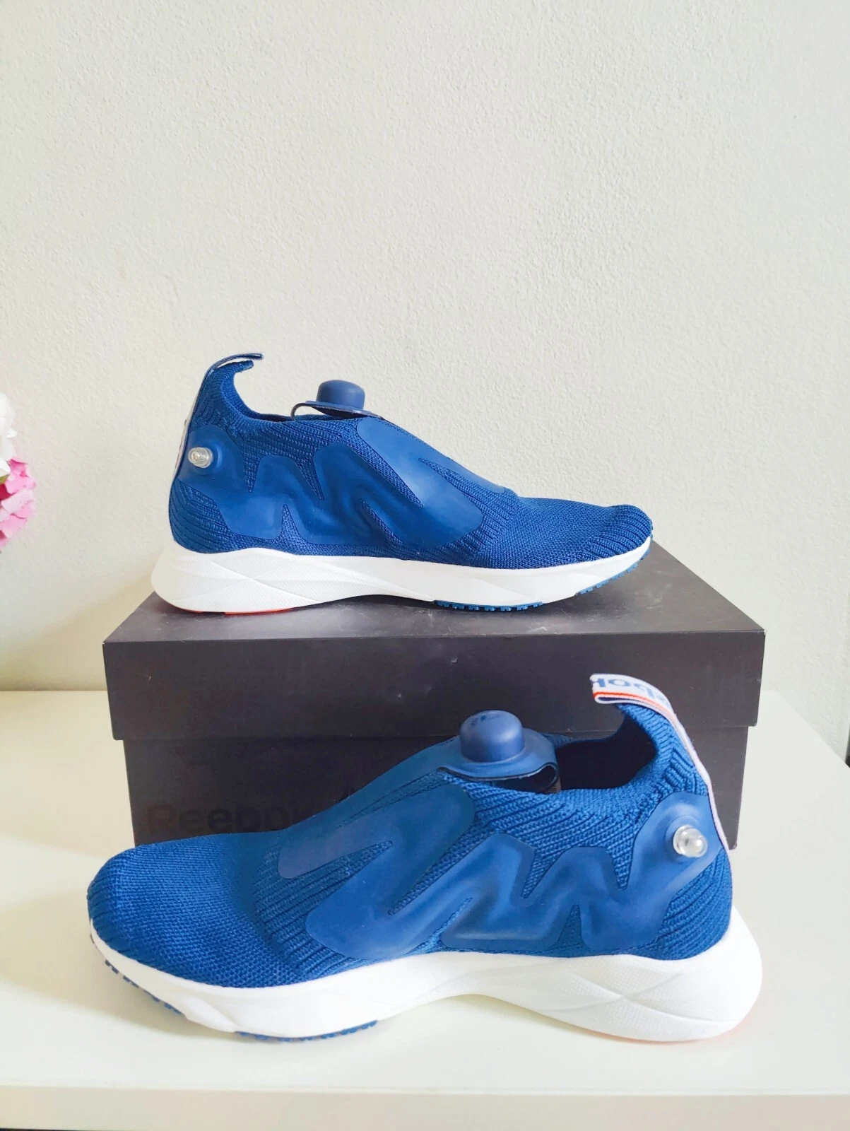 Reebok Pump Supreme Style (Archive/Bunker Blue/Carot) Men's Shoes US7 UK6