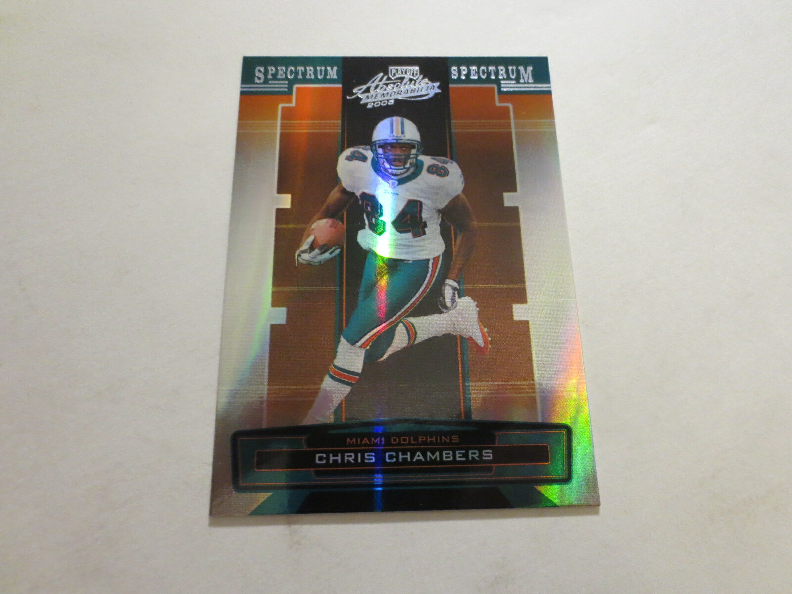 2005 Playoff Absolute Spectrum Chris Chambers Card #80 Serial #6/100