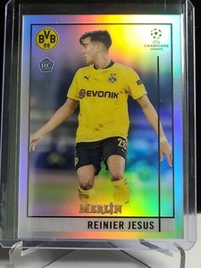 2020-21 Topps Merlin Chrome UEFA Reinier Jesus Rookie RC Refractor #92