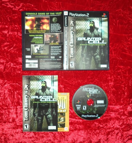 Press Kit Splinter Cell PS2 - Complet - Kit Presse Rare - Très Bon état