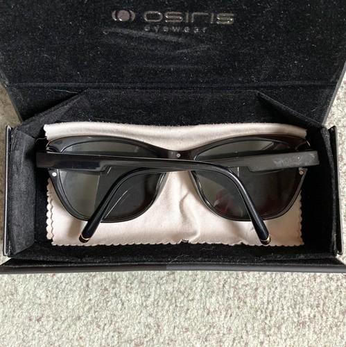 Ladies OSIRIS Glasses Black Cats Eye Frame MOD: 30512160 5001253 & Hard Case - Picture 8 of 20