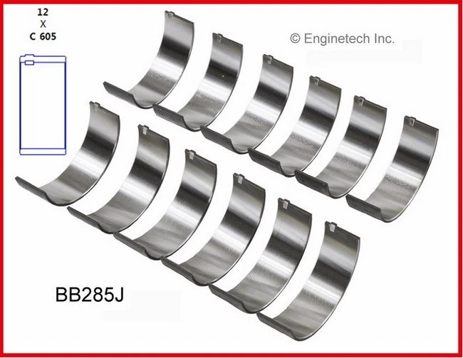 Conjunto de rolamentos principais e de haste para 1993-2005 Chevrolet Camaro Firebird 207 3.4L V6 - Imagem 4 de 4