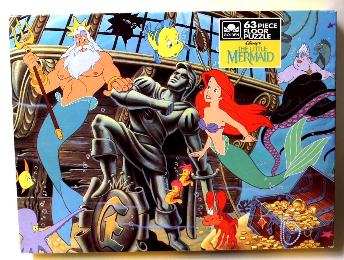 Vintage The Little Mermaid Princess Ariel Under the Sea 63