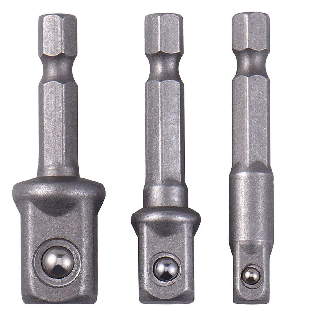 Socket Adapter Drill BIts Set Hex Shank Impact Driver Tools 1 4