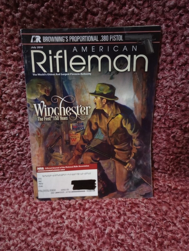 AMERICAN RIFLEMAN MAGAZINE COPY JULY2016