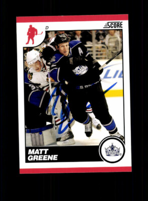Matt Greene NHL USA Autogrammkarte Original Signiert + A 240596