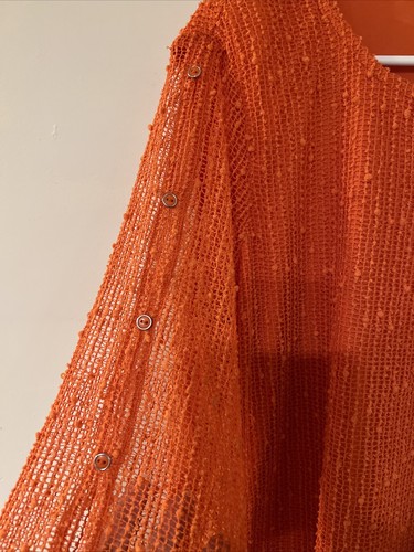 Alfred Dunner Woman NWT Size S Embellished Blouse Top Orange 0115 - Picture 5 of 11