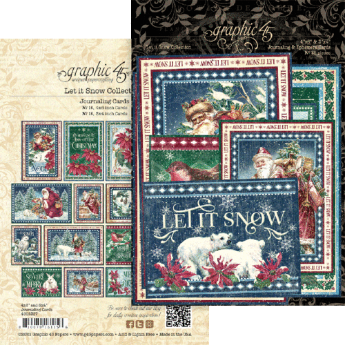 GRAPHIC 45 "LET IT SNOW"  BUNDLE-I WANT IT ALL  RETIRED CHRISTMAS SCRAPJACK'S PL - Picture 7 of 12