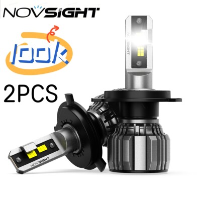 NOVSIGHT H4 9003 LED Headlight Bulbs 13000LM for Fog Light Halogen Replace Lamps