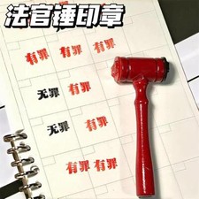 Ace Attorney Notebook Stamp Decoration Signet Stamper Colleagues Cute Diary Seal