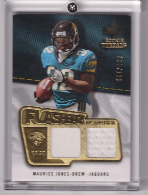 2008 SP Rookie Threads Gold Flashback Fabrics #FFMJ Maurice Jones-Drew  /115 GEM