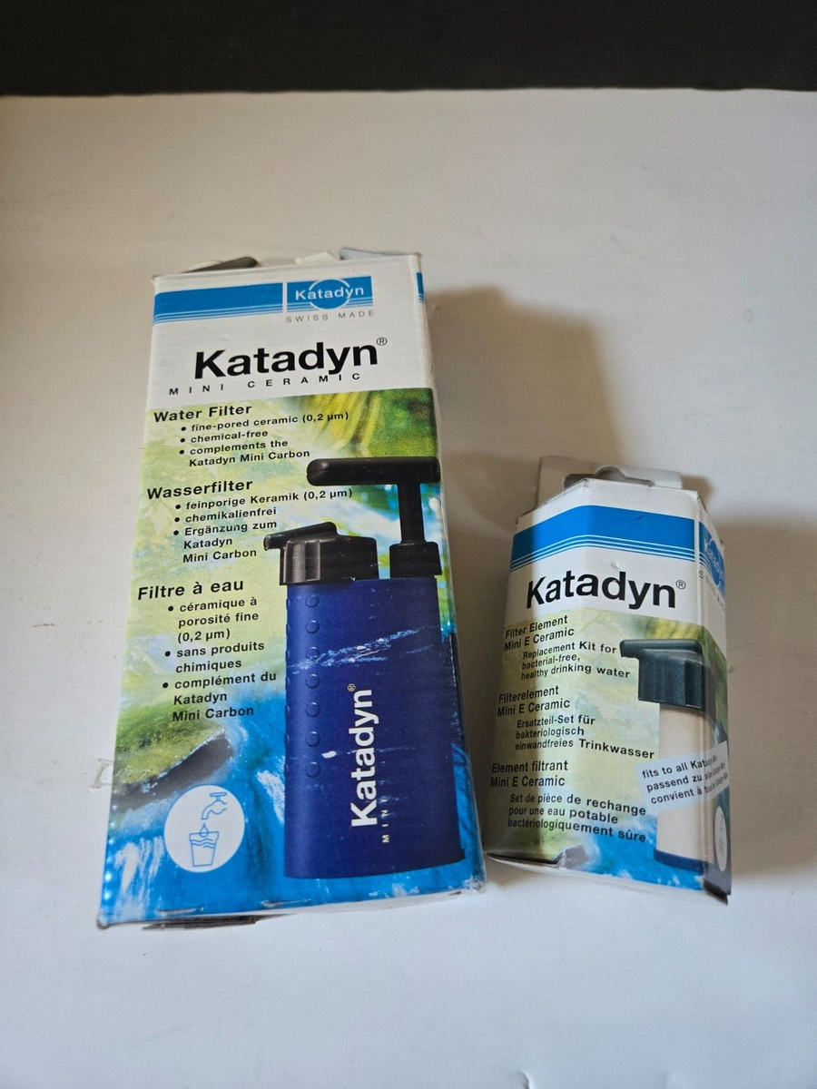 KATADYN: Pocket Mini Ceramic Water Filtration System W/Filter 