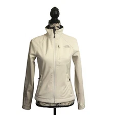 The North Face Apex Barrier Womens Jacket Size XS Soft Shell Light Beige Gray