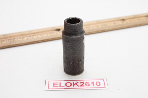 Mac Tools XPD2 9mmH 9mm 3/8" Drive 12-Point Metric Black Oxide Deep Socket USA - Picture 2 of 6