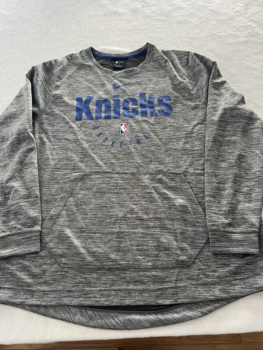 NY Knicks Nike Dri Fit NBA Spotlight Pullover Sweatshirt XXL