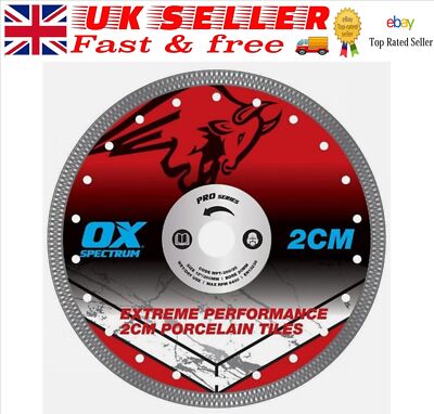 OX Pro 2cm Porzellan Schneideklinge Full Size Guide Smooth Precise Cutting