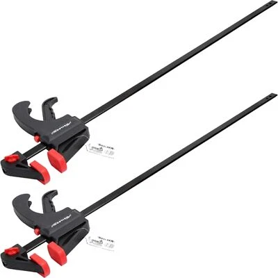 NEILSEN 2pc 600mm Quick Ratchet Speed Clamp & Spreader Wood Working 24" CT1412-2