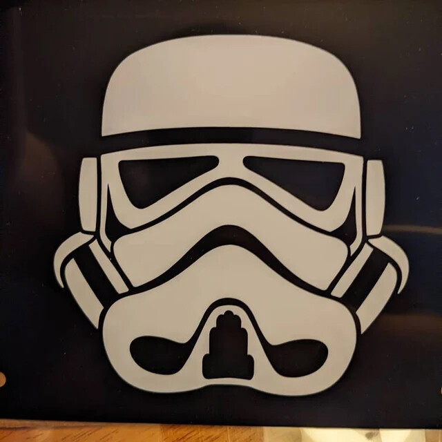 Star Wars Stormtrooper Helmet Custom License Plate Car Tag Novelty