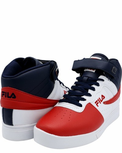 NEW MEN FILA VULC 13 MID PLUS RED WHITE 