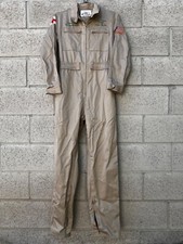 transcon nurse instant utility uniform khaki jumpsuit jumper vtg Jackson Hole