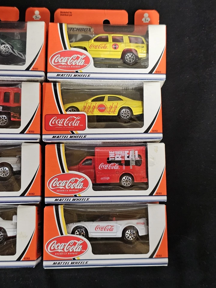 12 - Mattel Wheels Coca Cola Cars 1/64 NIP - Image 2 of 4