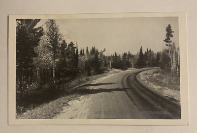 #ad Vintage RPPC Postcard Lac Du Flambeau Wisconsin WI Real Photo $3.45