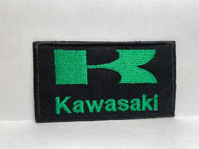 KAWASAKI  NEW EMBROIDERED  IRON ON  PATCHES DIFFERENT STYLES