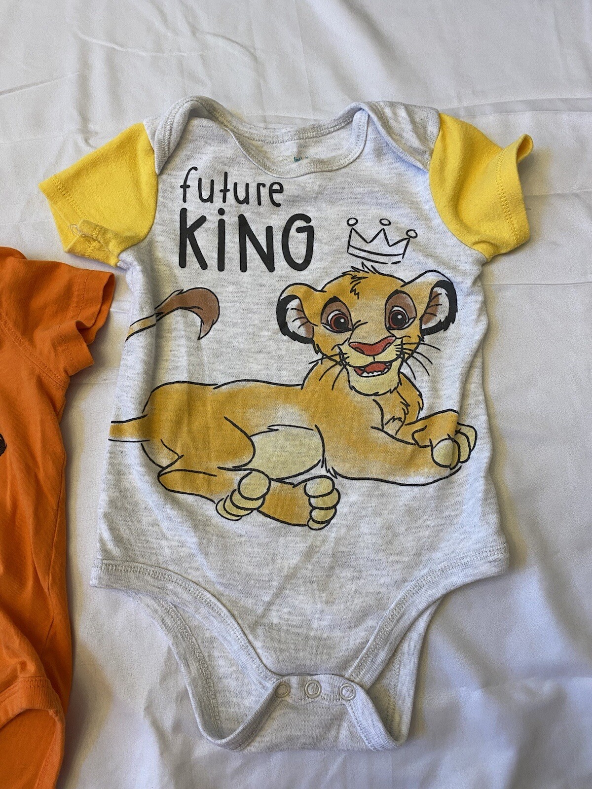 Set of 2 Disney Lion King Baby Boy girl One Pieces 18m 18 Months Simba Orange eBay