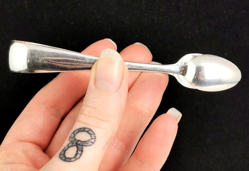 Antique silver plated sugar tongs, Art Deco era - Picture 8 of 8