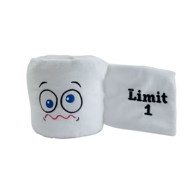 Christmas Vibrant Life Toilet Paper Interactive Squeaker Chew Toy (Chew Level 2)