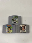 3 Nintendo 64 (N64) game untested ( Turok: Dinosaur Hunter.)