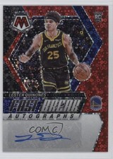 2023 Panini Mosaic Fast Break Red Prizm 29/49 Lester Quinones #FB-LES Auto 6m7