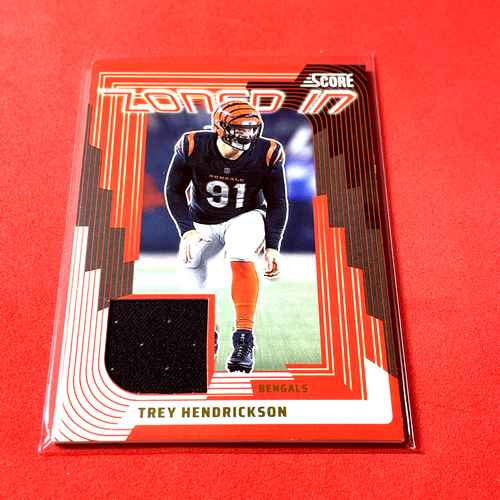 Trey Hendrickson .. ZONED IN .. Cincinnati Bengals .. 2025 Score JERSEY Card