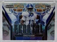 2025 Panini Prizm Black #14 Hardley Gilmore Fractal NIL Silver RC - Kentucky
