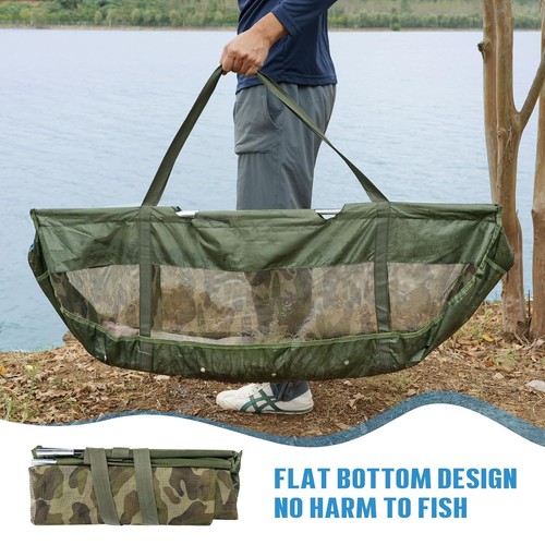 Karpfen Wiegeschlinge Faltbarer Carp Weigh Sling Soft Mesh Wiegesack zum Wiegen - Bild 2 von 12