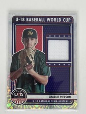 2023 Panini Stars & Stripes USA Baseball #U18-CP Charlie Pierson U-18 World Cup