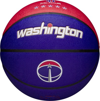 Washington Wizards Unsigned Wilson City Edition Collector's Basketball
