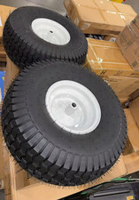 2-Pack 20x8.00-8 Lawn Mower Tire Wheel, 4 Ply Tubeless, Open Box