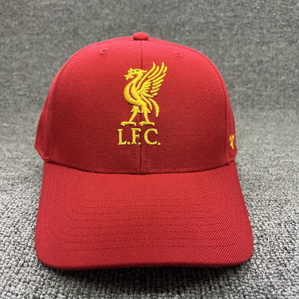 Liverpool FC '47 Brand MVP Red Adjustable Hat LFC Liver Bird Soccer Cap New