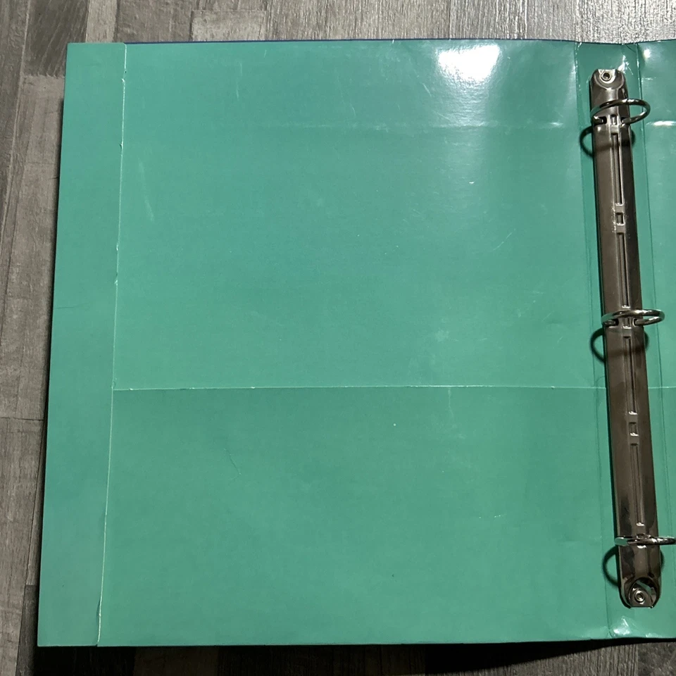 Carpeta portafolio de bolsillo vintage Aladdin de Disney de la década de 1990 1992 vintage W10 Foto 3 de 4