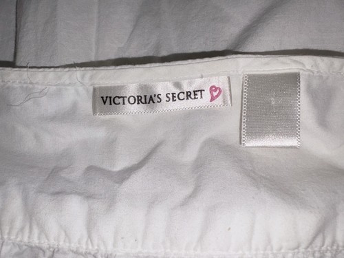 VTG Victoria's Secret White Cotton Maxi Nightgown Prairie Country Cottage Size S - Picture 6 of 6